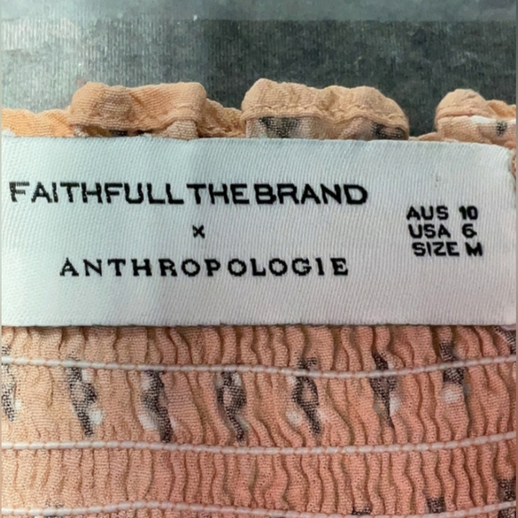 Faithfull The Brand Peach Jumpsuit EUC - Picture 4 of 7